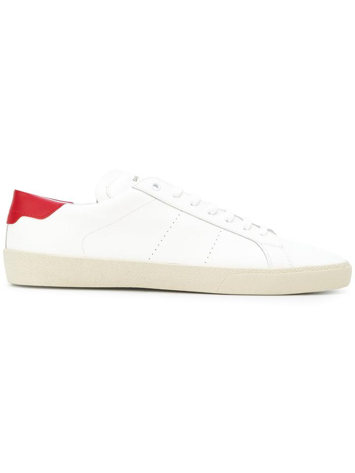 Saint Laurent Low Top Sneakers - White