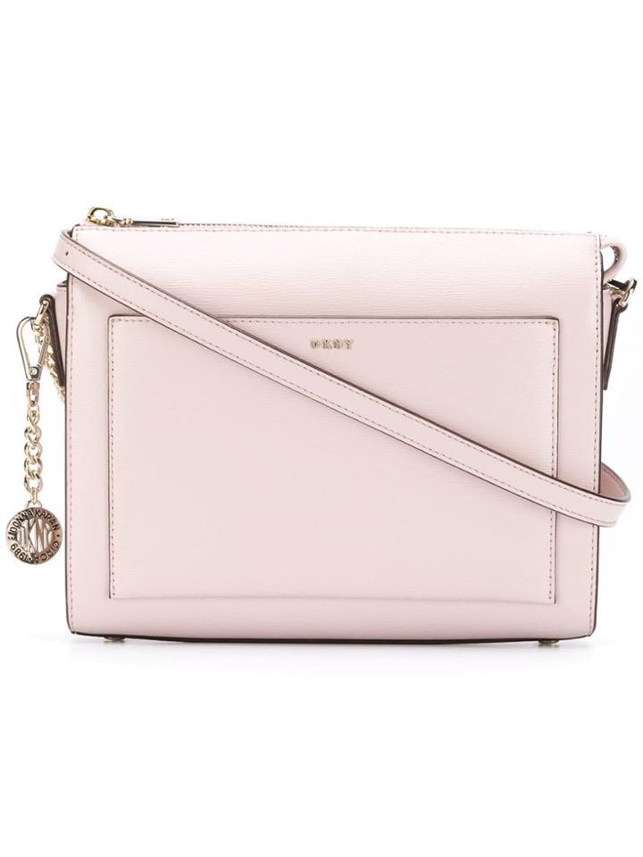 Dkny Top Zip Crossbody Bag - Pink