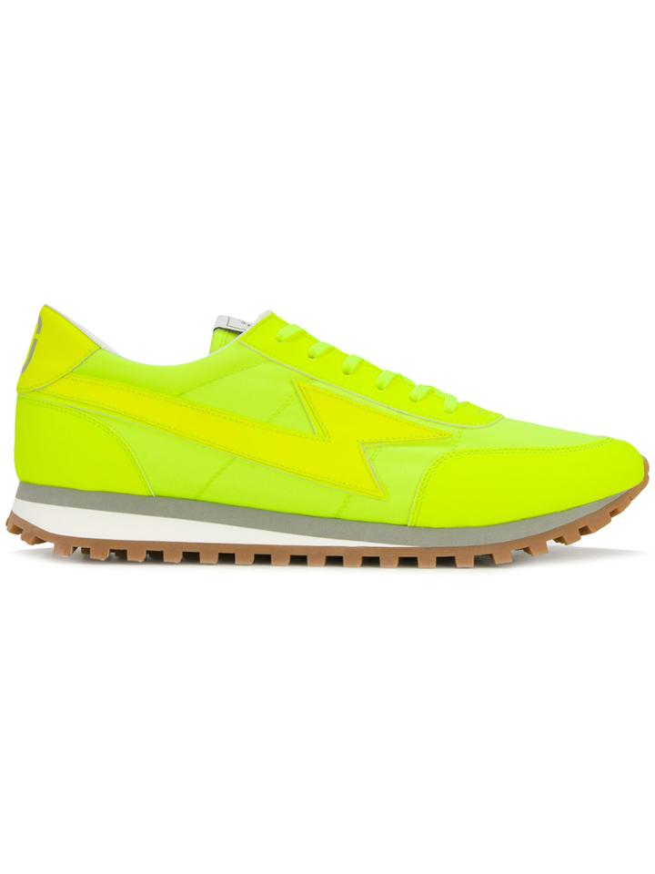 Marc Jacobs Lightning Bolt Sneakers - Yellow & Orange