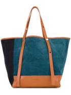 See By Chloé Shopper Tote, Women's, Blue, Calf Leather/suede