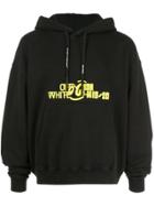 Off-white Photographic Print Hooded Sweater - Black