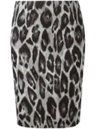 Lanvin Leopard Skirt