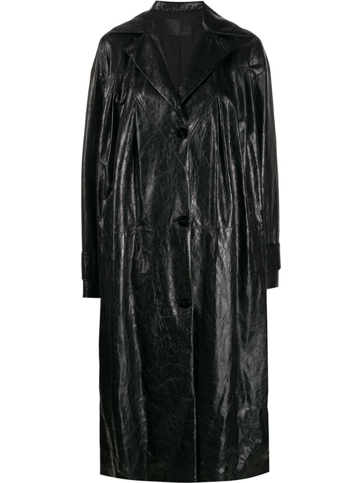 Drome Button-up Coat - Black