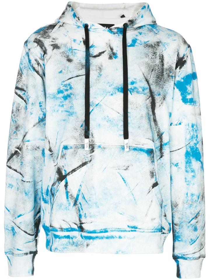 Haculla Hand Painted Hoodie - Blue
