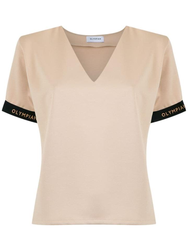 Olympiah Flamingo T-shirt X Silvia Braz - Neutrals