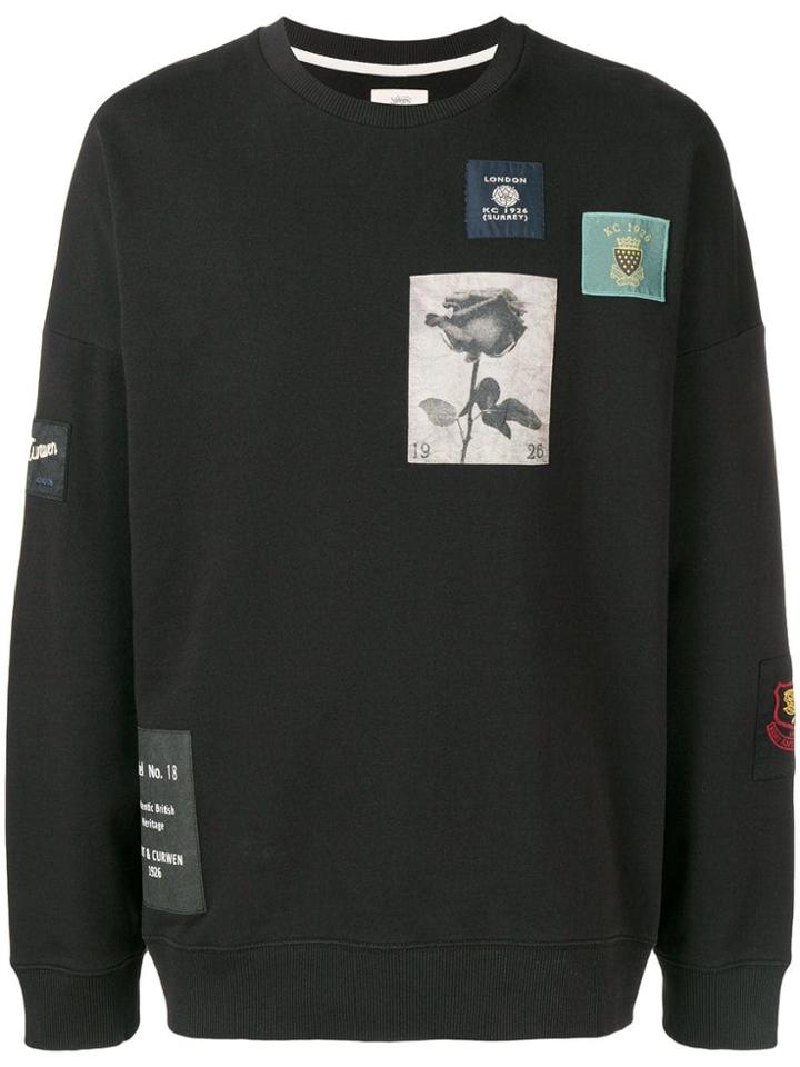 Kent & Curwen Patchwork Jersey Sweater - Black
