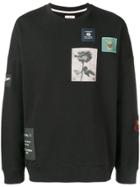 Kent & Curwen Patchwork Jersey Sweater - Black