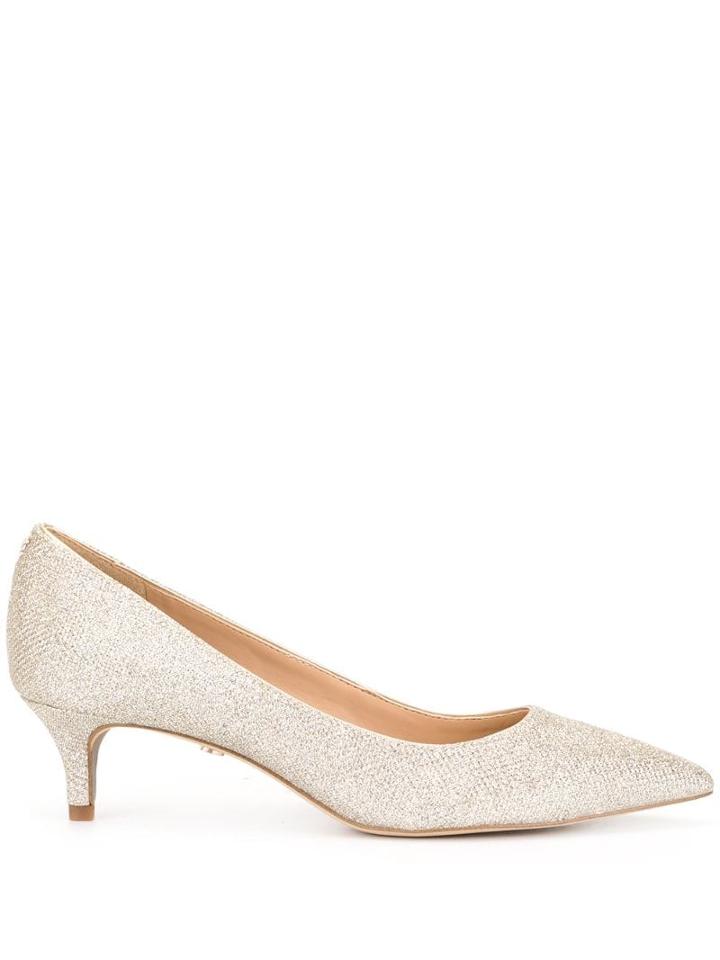 Sam Edelman Dori Kitten Heel Pumps - Silver