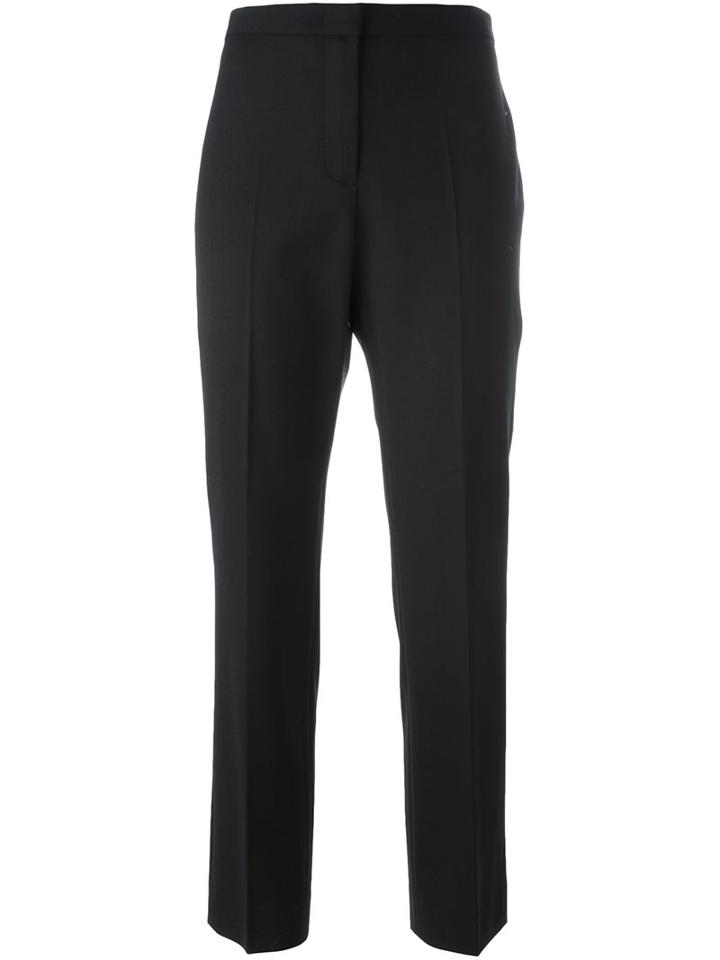 Piazza Sempione Straight Trousers, Women's, Size: 42, Black, Polyamide/spandex/elastane/virgin Wool