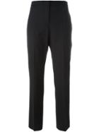 Piazza Sempione Straight Trousers, Women's, Size: 42, Black, Polyamide/spandex/elastane/virgin Wool