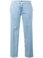 Jour/né Cropped Jeans With Piping - Blue