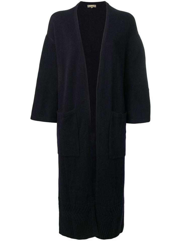 N.peal Zig Zag Patterned Cardigan - Blue