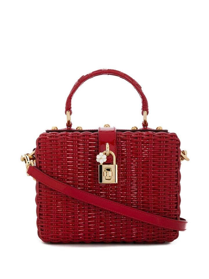 Dolce & Gabbana Dolce Box Mini Shoulder Bag - Red