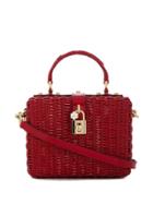 Dolce & Gabbana Dolce Box Mini Shoulder Bag - Red