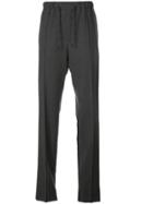Fendi Drawstring Tailored Trousers - Grey