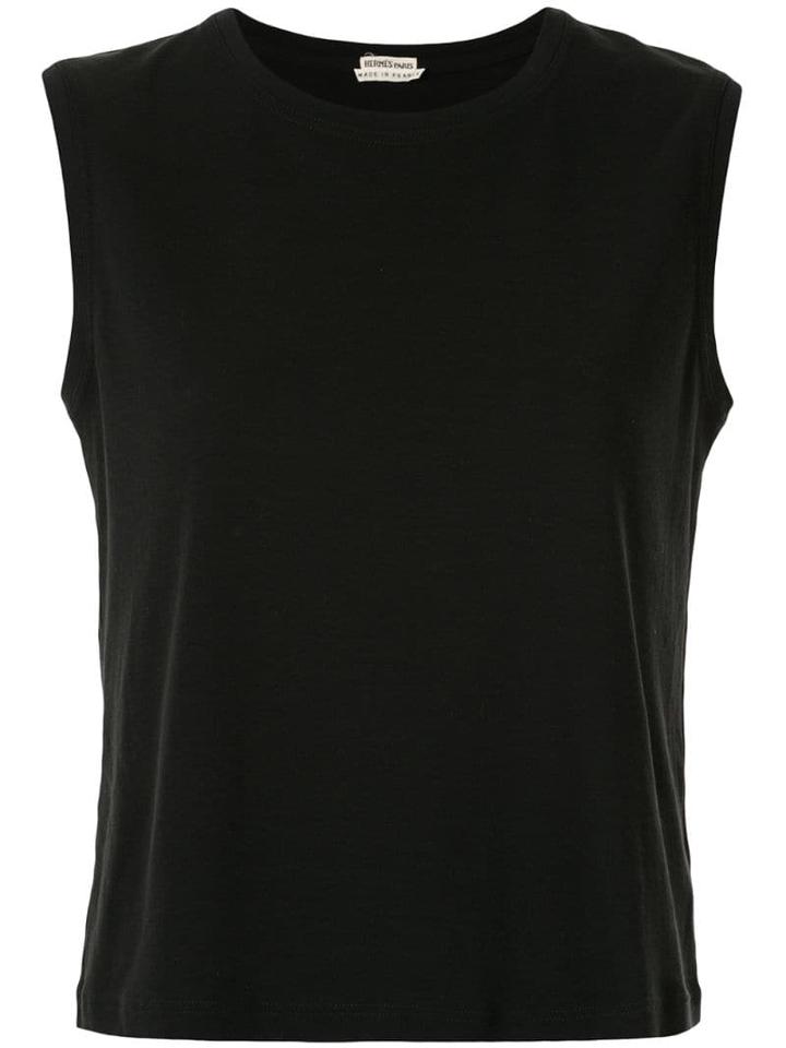 Hermès Pre-owned Sleeveless Top - Black
