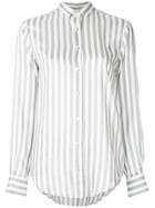 Xacus Striped Shirt - White