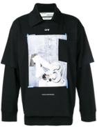 Off-white Layered Printed T-shirt - Black