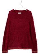 Twin-set Mock Mohair Jumper - Red