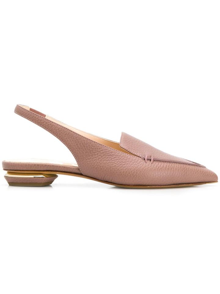 Nicholas Kirkwood 18mm Beya Slingback Shoes - Purple