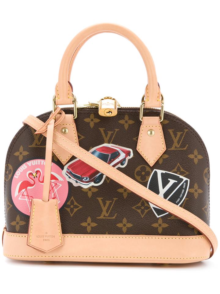Louis Vuitton Vintage Alma Bb 2way Tote - Brown