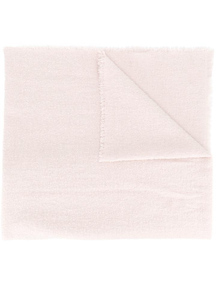 Faliero Sarti Classic Knitted Scarf - Pink & Purple