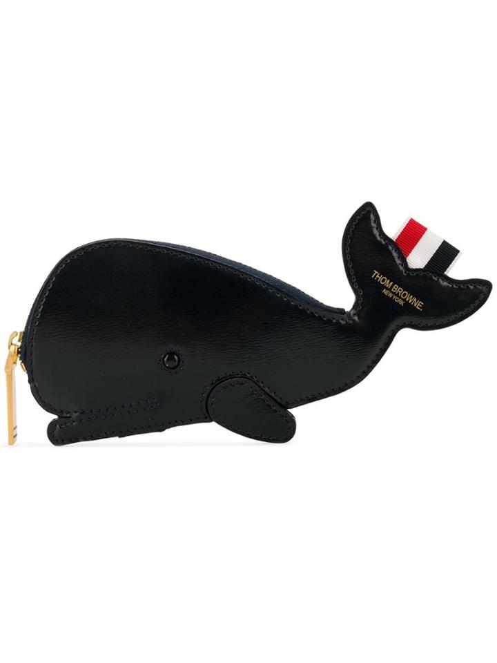 Thom Browne Calfskin Whale Belt Purse - Blue