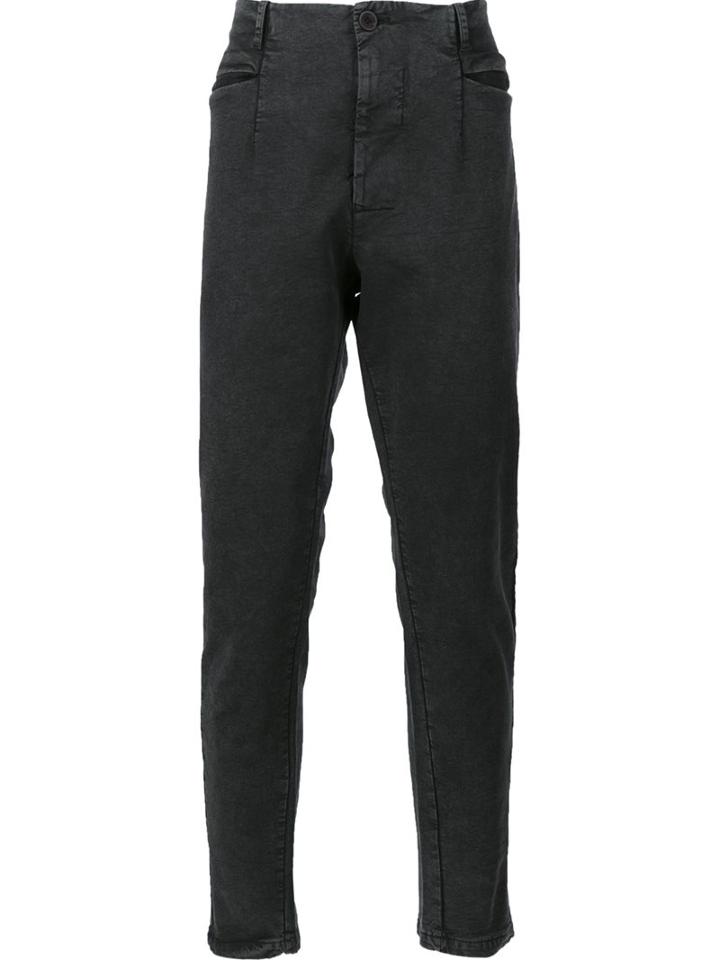 Transit Slim Fit Trousers, Men's, Size: Medium, Black, Cotton/linen/flax