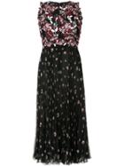 Giambattista Valli - Floral Dress - Women - Silk - 40, Black, Silk
