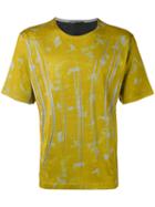 Issey Miyake Men - Graphic Print T-shirt - Men - Cotton/polyester - 5, Yellow/orange, Cotton/polyester