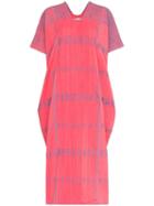 Pippa Holt Embroidered Kaftan Midi Dress - Pink