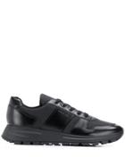 Prada Paneled Runner Sneakers - Black