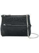 Givenchy Tonal Applique Logo Shoulder Bag - Black