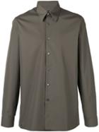 Jil Sander Button-up Shirt, Men's, Size: 39, Green, Cotton