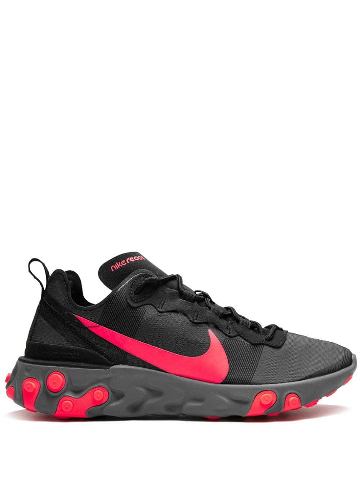 Nike W React Element 55 Sneakers - Black