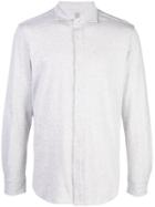 Eleventy Classic Collar Button Shirt - Grey