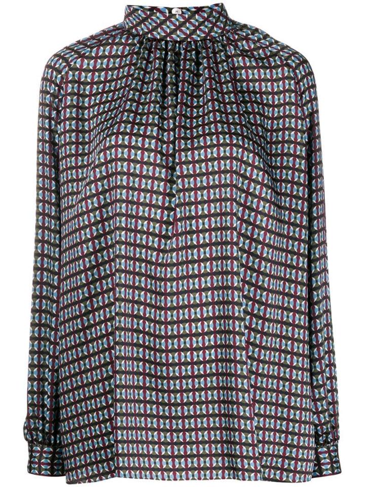 Mulberry Hettie Dotted Blouse - Grey