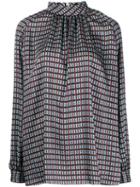 Mulberry Hettie Dotted Blouse - Grey