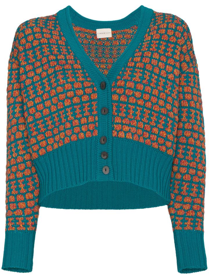 Simon Miller Izee Knitted Cardigan - Blue