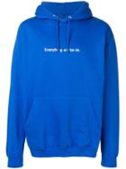 F.a.m.t. 'everything Will Be Ok' Printed Hoodie - Blue