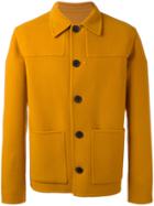 Ami Alexandre Mattiussi Buttoned Jacket Patch Pockets - Yellow &