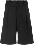 Stella Mccartney Oversized High Waisted Shorts - Black
