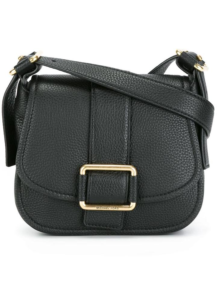 Michael Michael Kors - Maxine Shoulder Bag - Women - Calf Leather - One Size, Women's, Black, Calf Leather