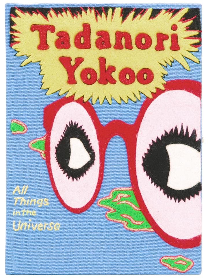 Olympia Le-tan All Things In The Universe Book Clutch - Blue