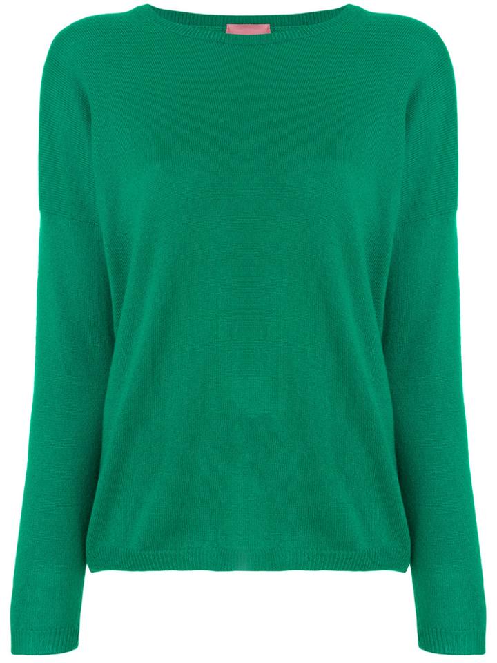 Alyki Round Neck Jumper - Green