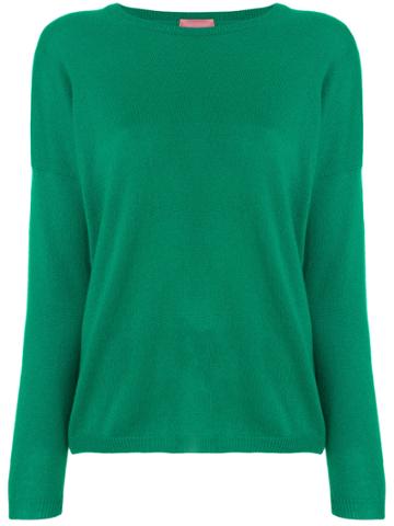 Alyki Round Neck Jumper - Green