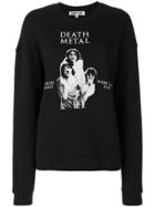 Mcq Alexander Mcqueen Death Metal Print Sweatshirt - Black