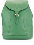 Hermès Vintage Logos Backpack Bag - Green