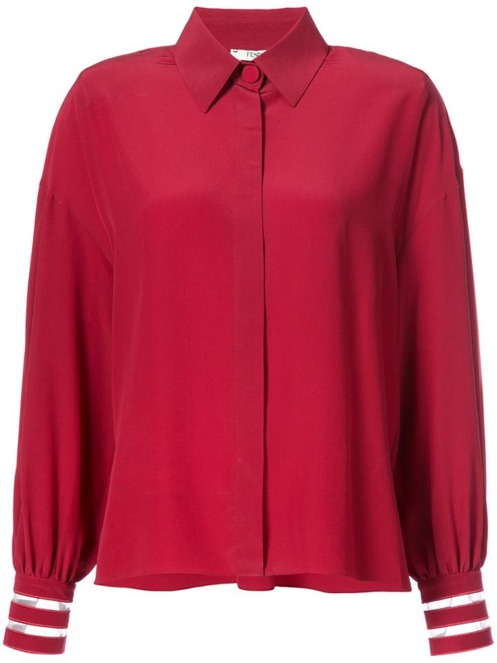 Fendi Long Sleeve Shirt - Red