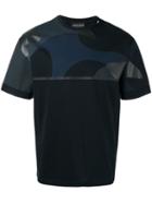Emporio Armani Contrast T-shirt, Men's, Size: Large, Blue, Cotton